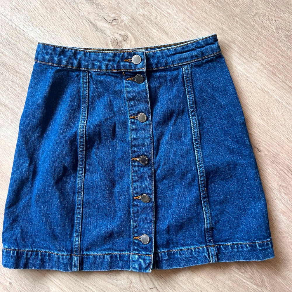 Topshop Denim Skirt